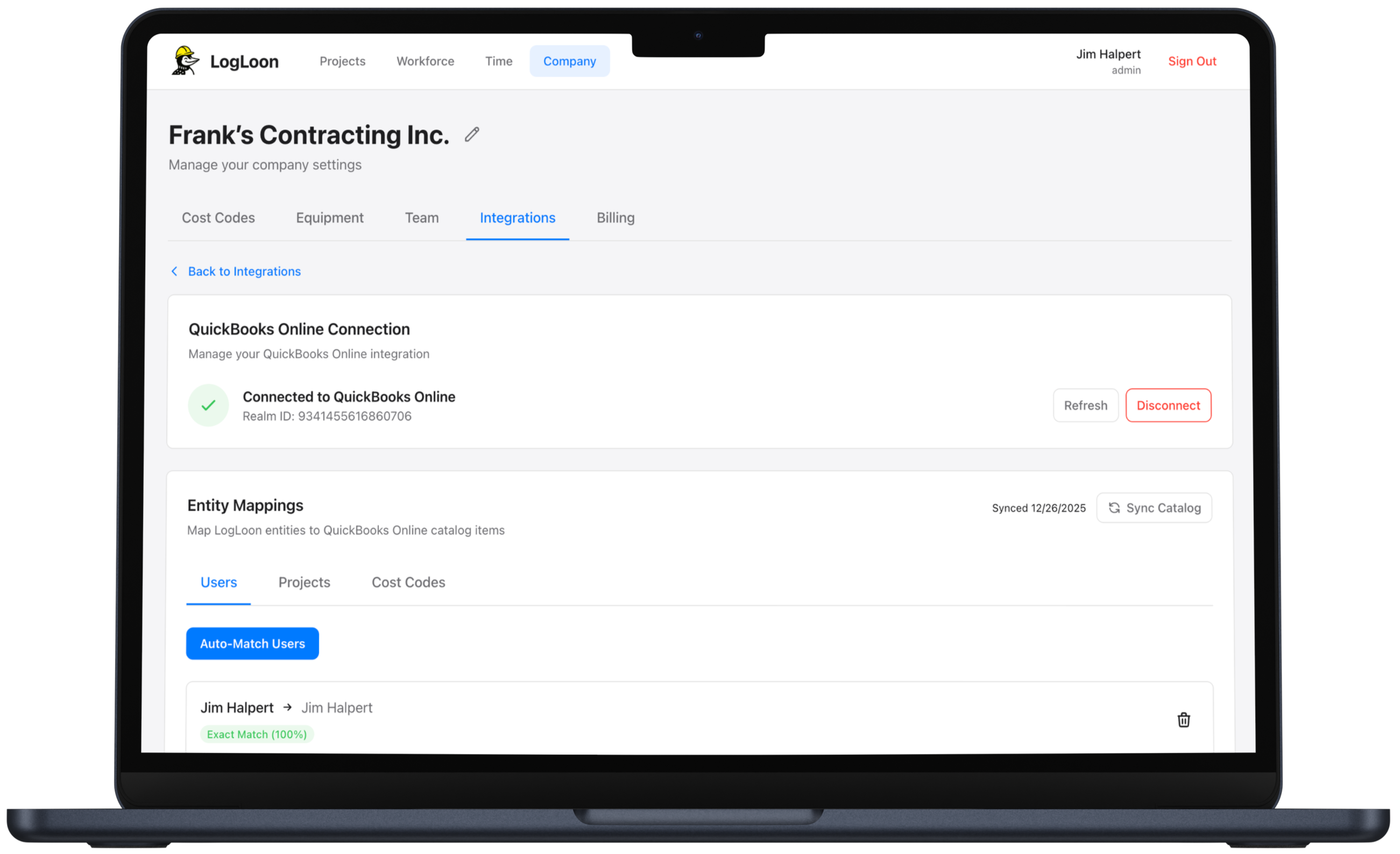 ERP & Payroll Integrations