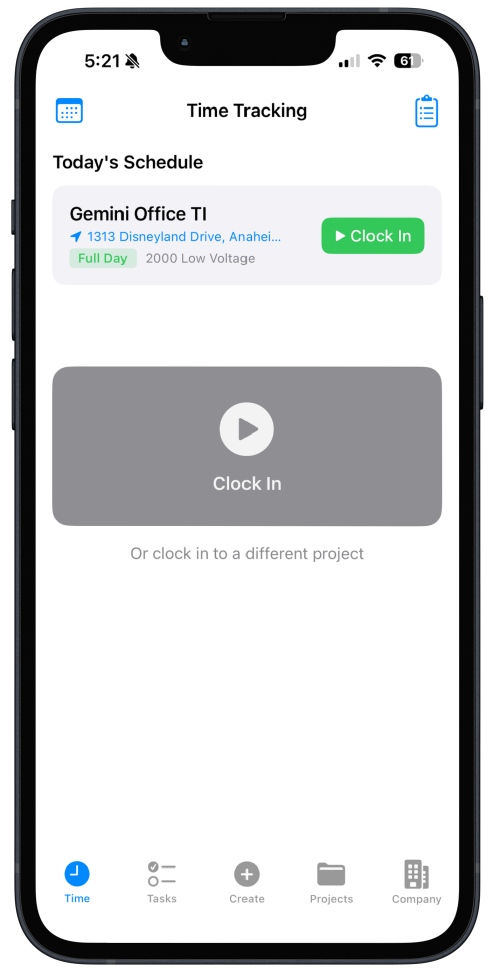 Mobile Time Tracking